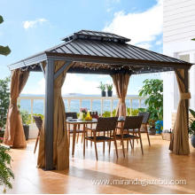 screened in Roof Gazebo for Deck 5x3 pergola